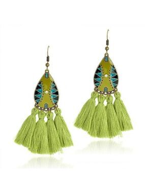 Tribal Tassel Earrings